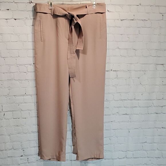 Fashion Nova rose colored Know what I deserve pants NWT - Picture 1 of 9